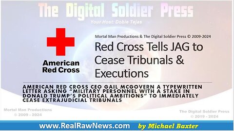 Red Cross Tells JAG to Cease Tribunals and Executions