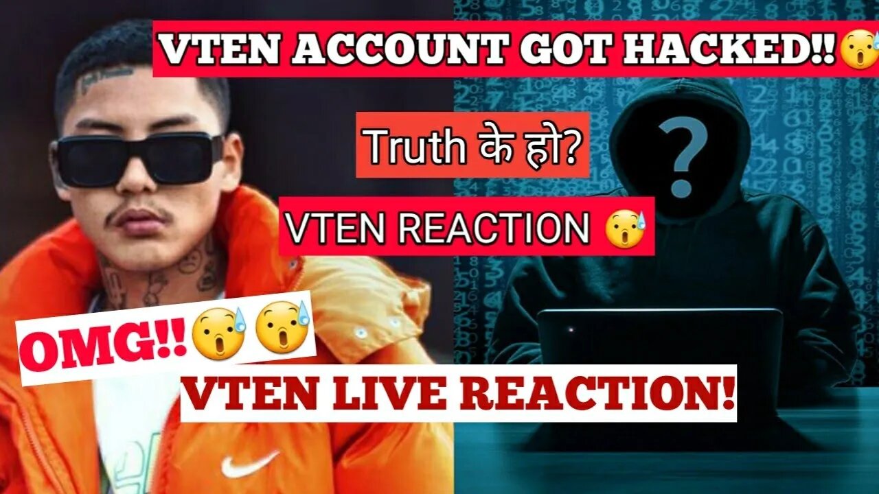 OMG!😰😰V ten's account got hacked.His response about the hacker.