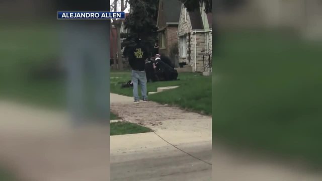 RAW VIDEO: Suspect Scuffles with Milwaukee Police Officers