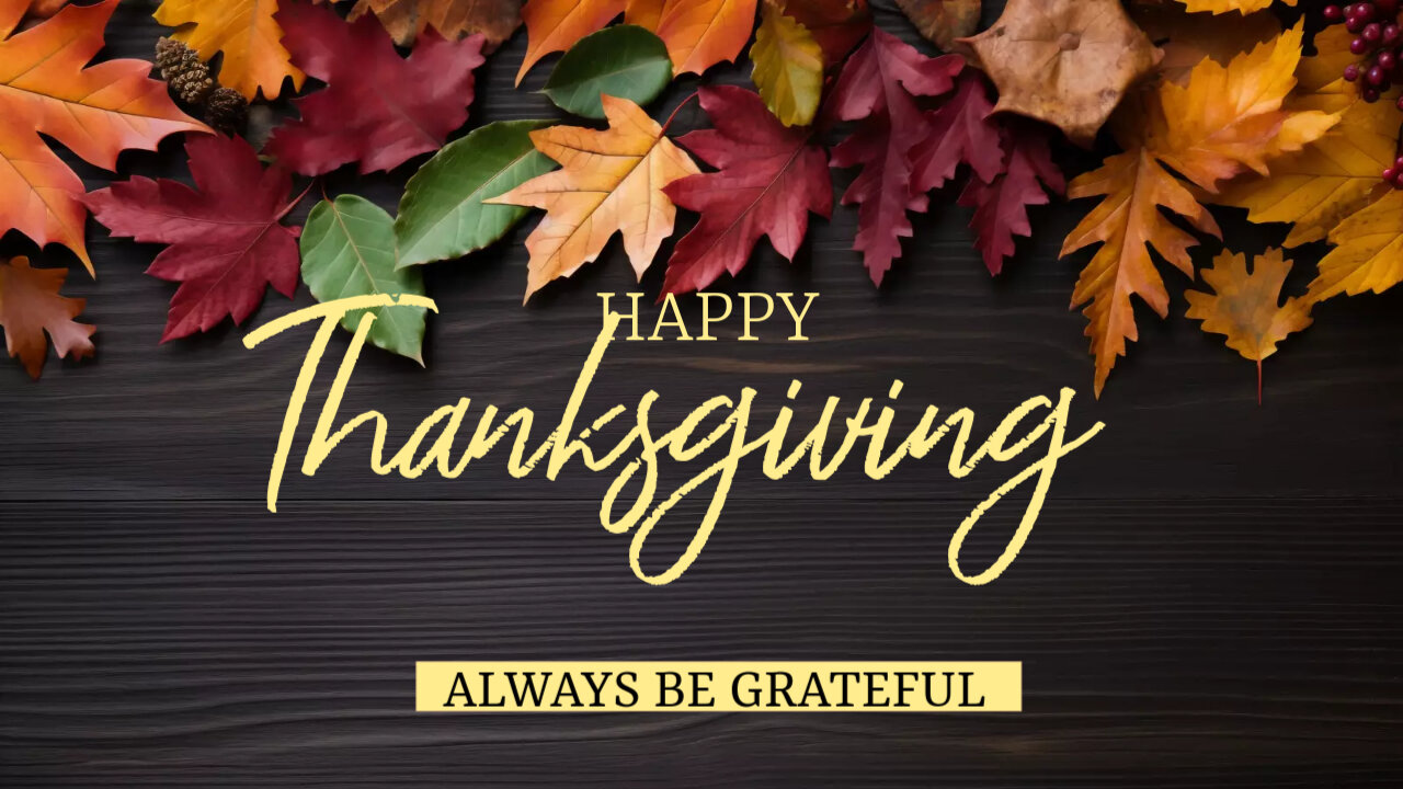 Being thankful in all circumstances