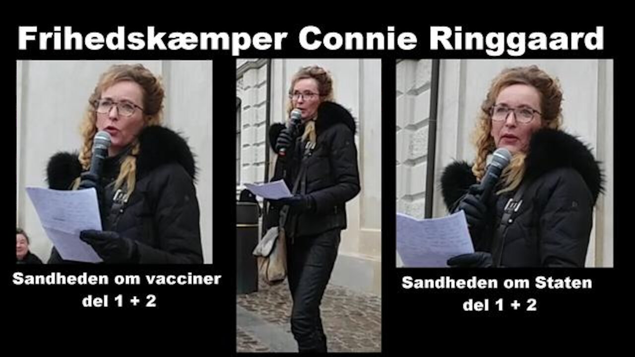 Connie Ringgaard Demo 'Den Store Corona Aprils Nar' Part 3 Amalienborg [01.04.2021]