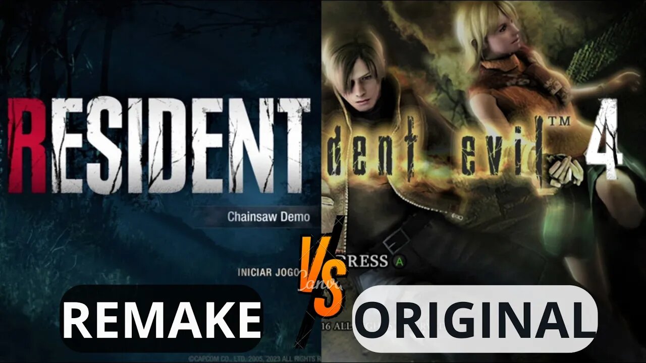 Resident Evil 4 Remake Demo vs RE4 Original : Visualização da jogabilidade e Comparação de Gráficos