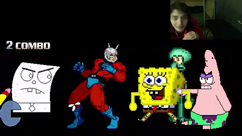 SpongeBob SquarePants Characters (SpongeBob, Squidward, And DoodleBob) VS Ant-Man In An Epic Battle