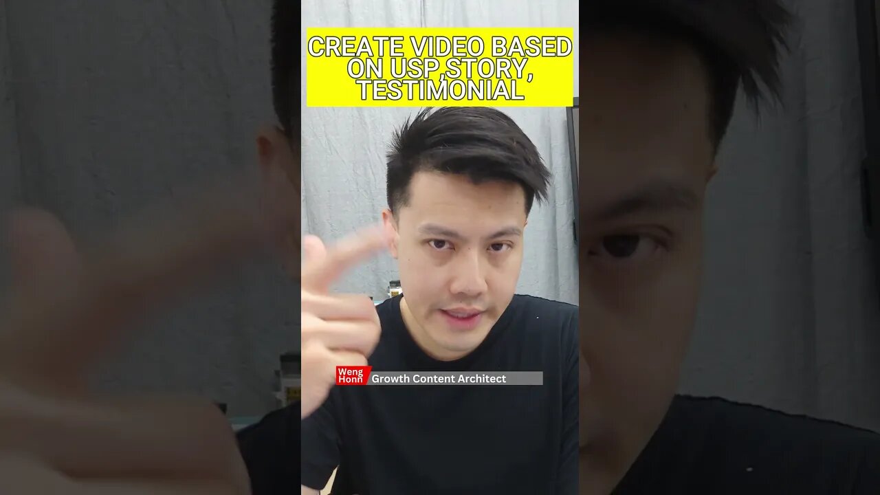 CREATE TIKTOK SHORT VIDEO BASED ON USP,STORY, TESTIMONIAL .