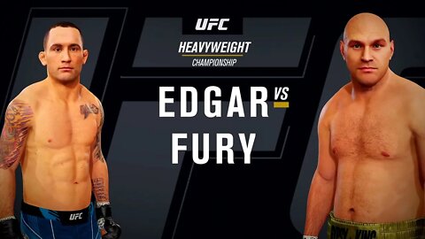 EA Sports UFC 4 Gameplay Tyson Fury vs Frankie Edgar