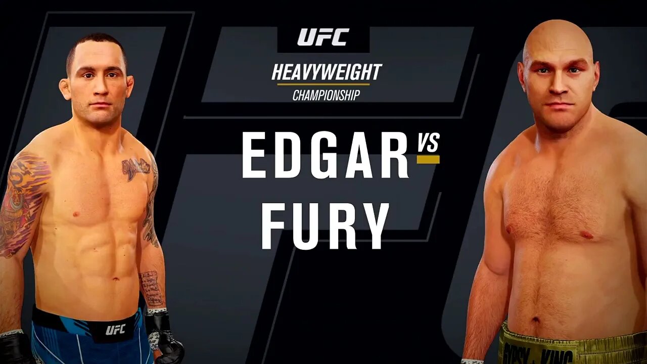 EA Sports UFC 4 Gameplay Tyson Fury vs Frankie Edgar