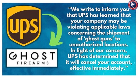 UPS is terminating Gun dealer accounts across the USA