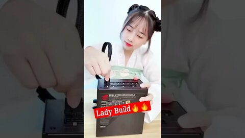 What A Relaxing Lady Build Gaming PC