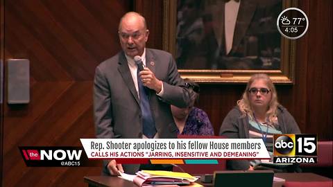 Rep. Don Shooter issues apology
