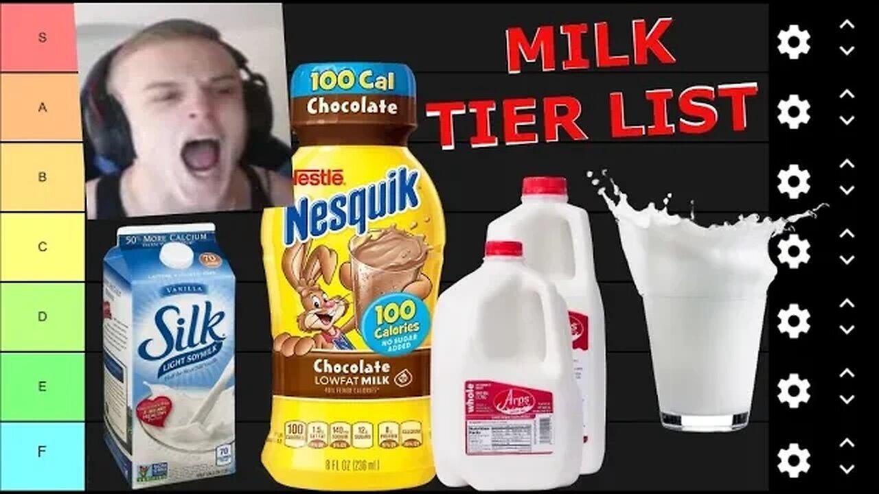 Milk tier List Joe Bartolozzi