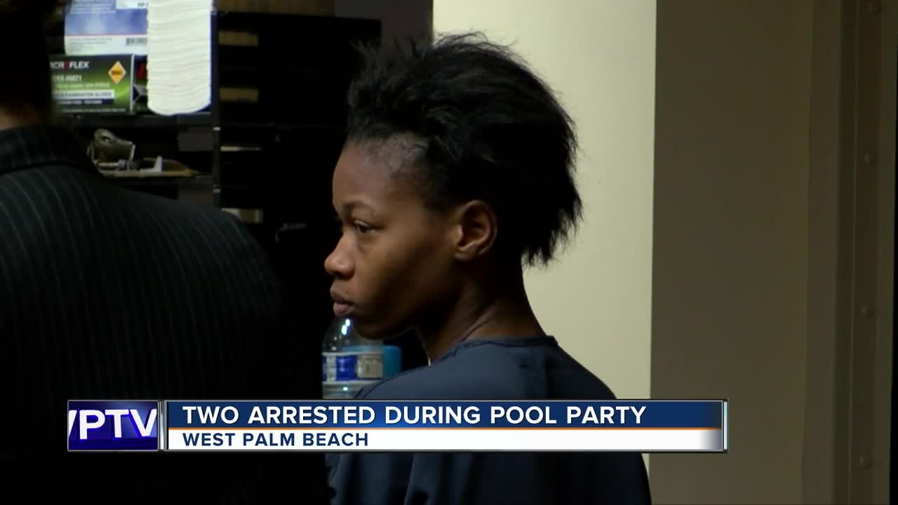 Man and woman arrested after violently crashing pool party in West Palm Beach