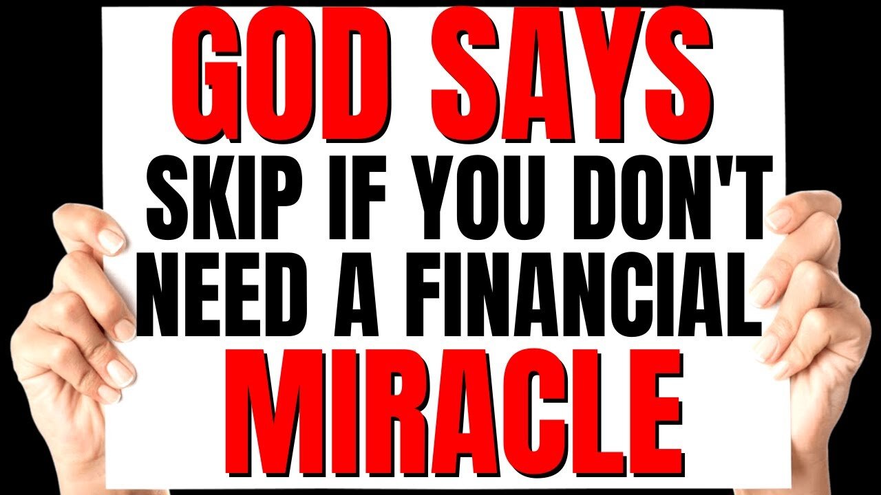 God Message For You "YOUR FINANCIAL BREAKTHROUGH" | Gods Urgent Message To You | God Helps