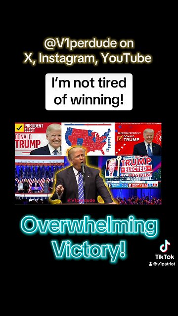 Are we tired of winning? NO!