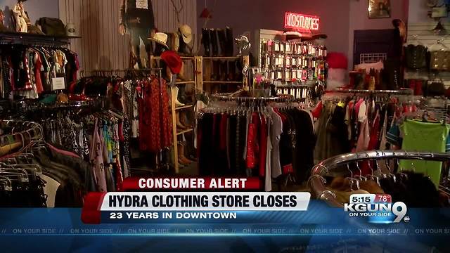 Downtown store Hydra set to close at the end of 2017