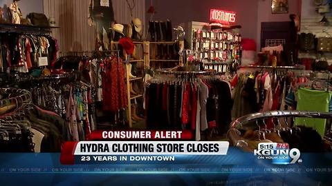 Downtown store Hydra set to close at the end of 2017