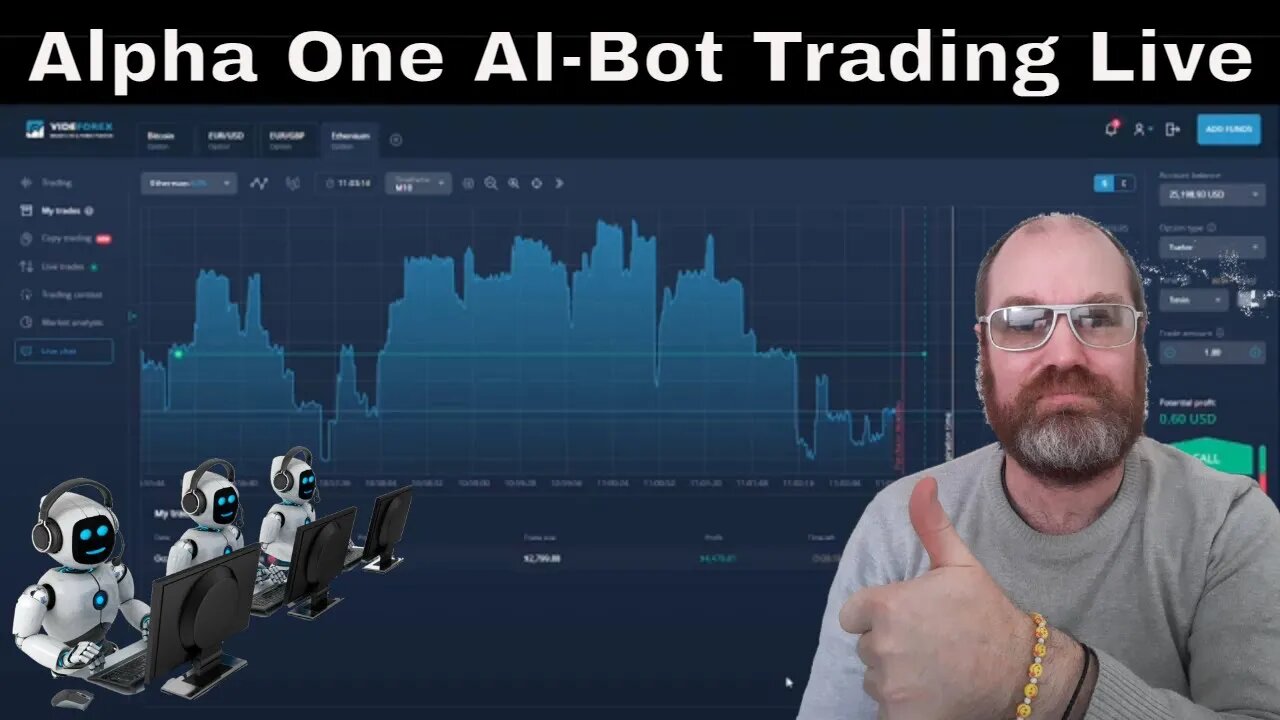 Alpha One AI-Bot a Free Binary Options Robot Trading This Monday Morning