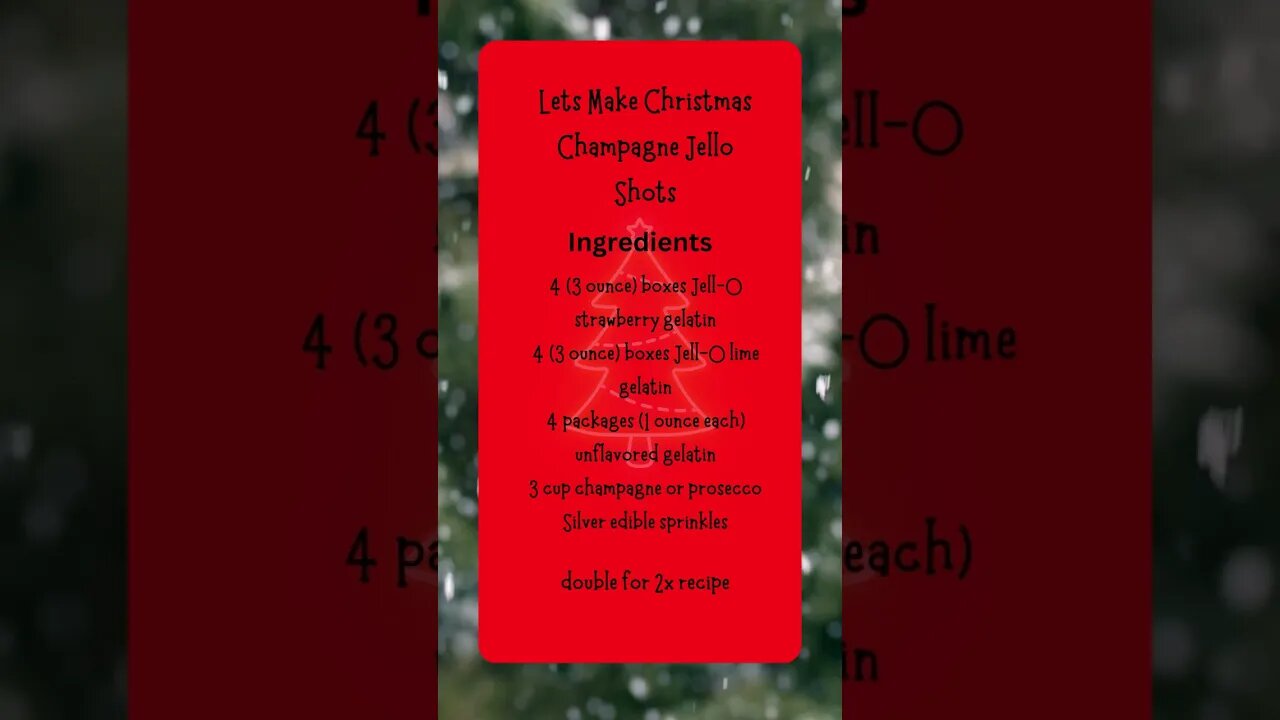 Let's Make Christmas Champagne Shots, Christmas Shots, Best Recipes, Fun Cookie Recipes, #shorts