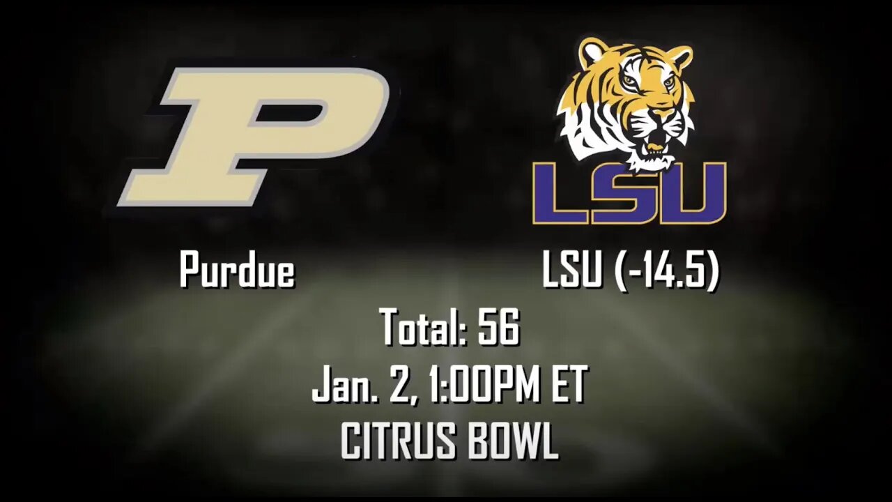 Purdue vs LSU Prediction, Picks & Odds | Citrus Bowl Betting Advice and Tips | Jan 2