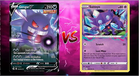 Pokemon TCG Online Gengar V Galarian Moltres V VS Sableye Cramorant!!