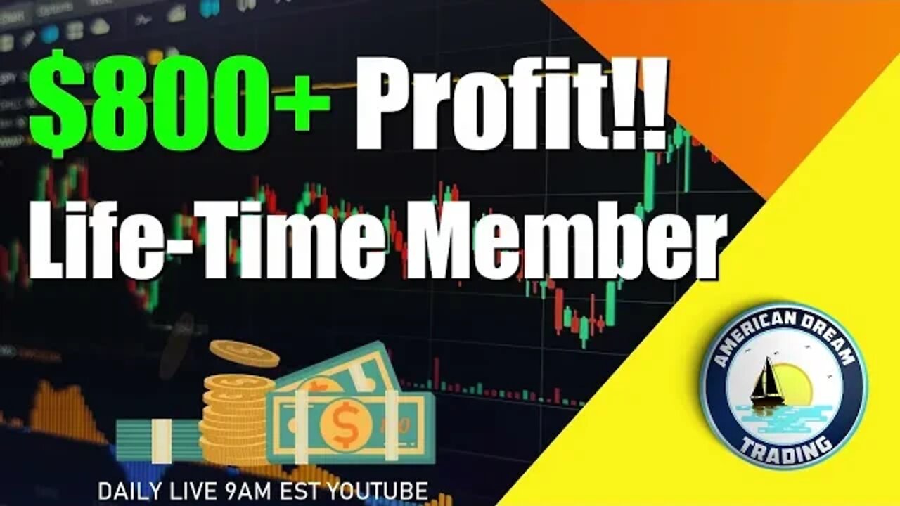 $800+ Profit Life Time Member Stock Market