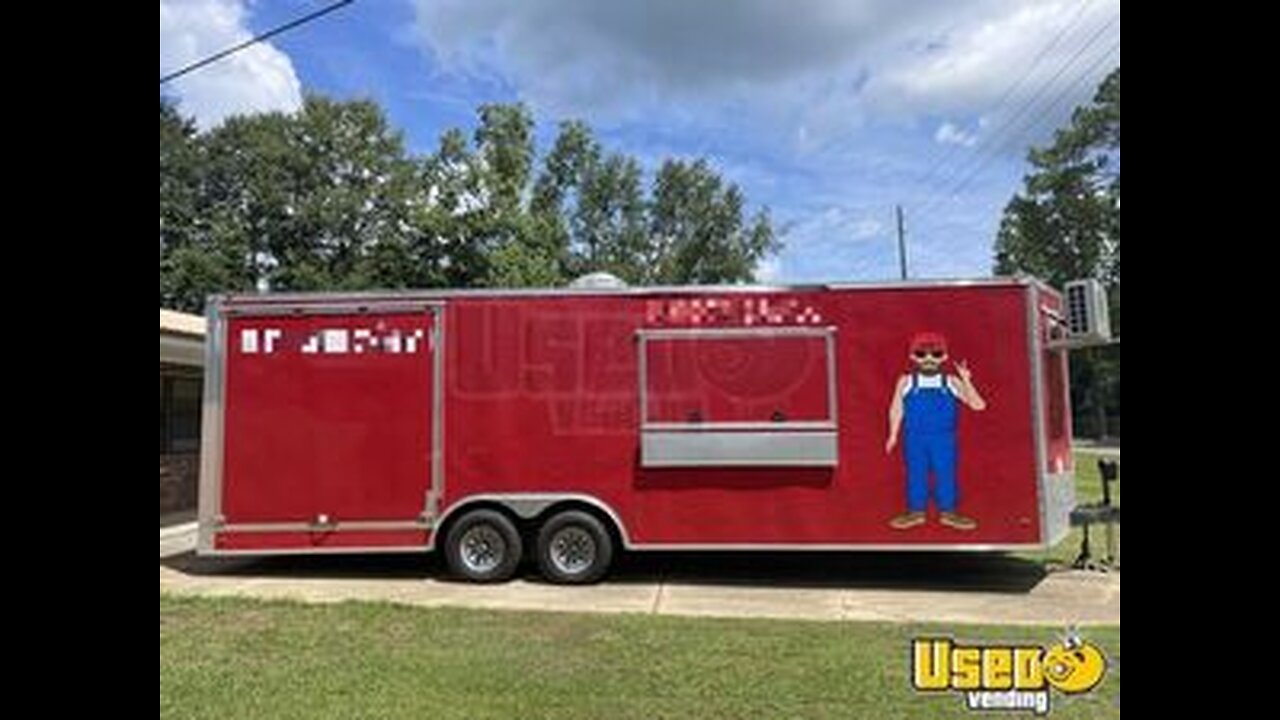 Like New - 2022 8.5' x 26' Freedom Kitchen Food Trailer | Food Concession Trailer