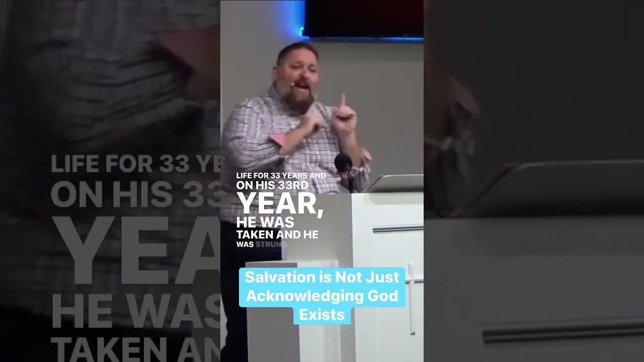 Salvation is Not Just Acknowledging God Exists! #cwac #gospel