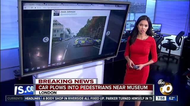 Car Plows into Pedestrians Near Museum