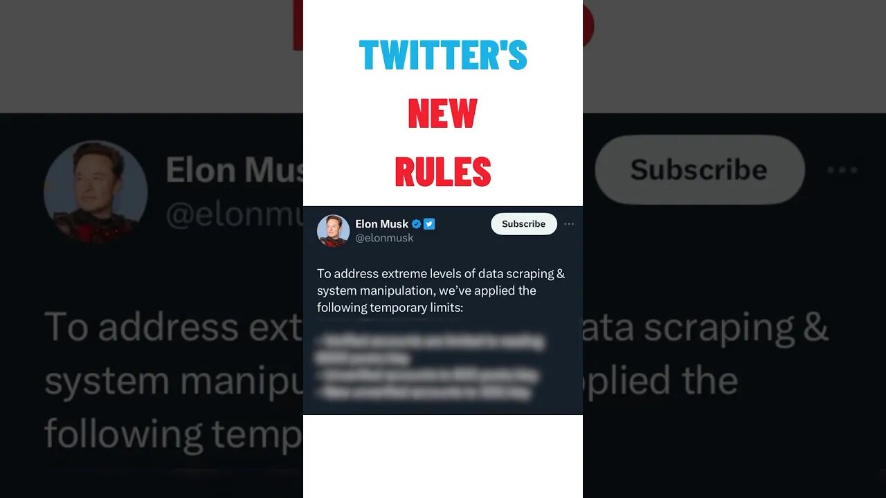 Twitter's New Limits Has Everyone Furious! 🤬 #news #technology #twitter