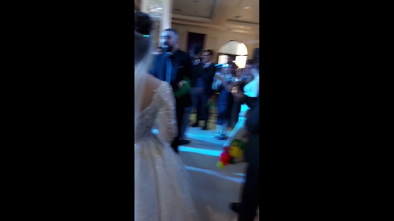 Iranian wedding hall dance