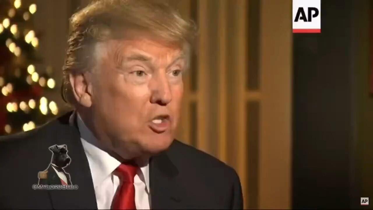 Trump Said A While Ago That Netanyahu Was The One Not Wanting Peace