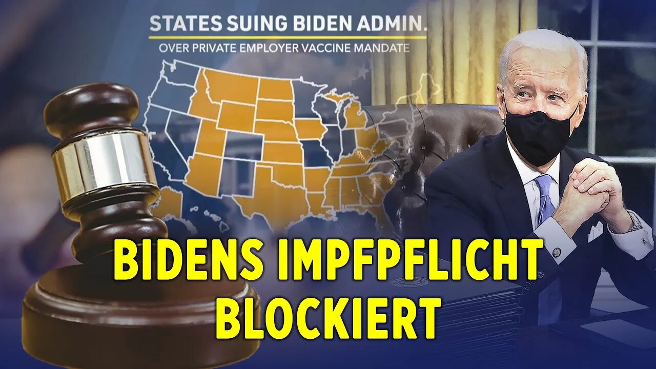 USA: Gericht blockiert Impfpflicht für private Arbeitgeber – Zustimmung für Biden auf neuem Tiefst