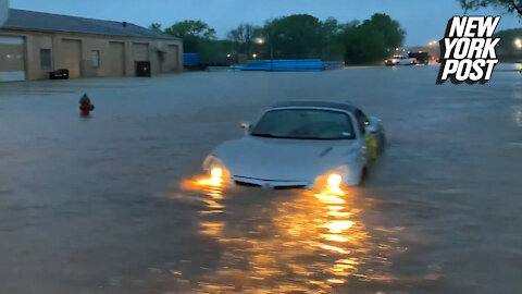 Abilene flooding submerges cars in Texas: 'Stupid!'