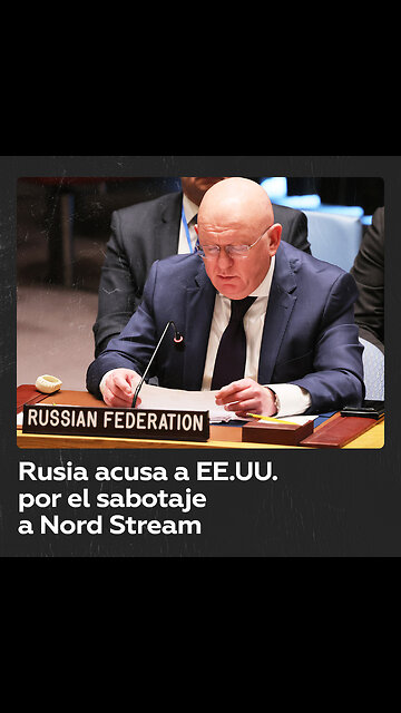 Rusia responsabiliza a EE.UU. de las explosiones ocurridas en los Nord Stream