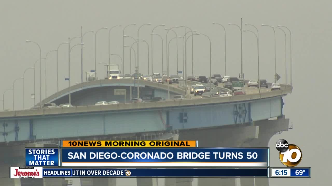 Coronado Bridge celebrates 50th anniversary