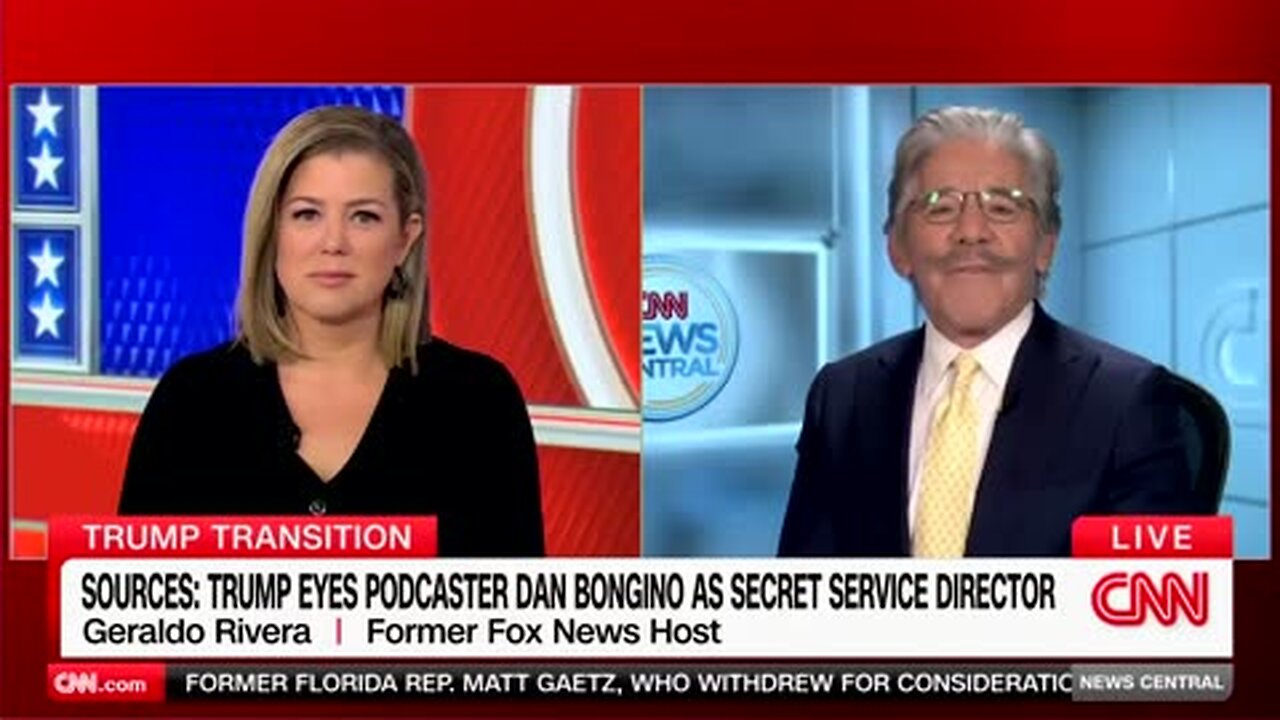 Geraldo Rivera Stuns CNN Host With Comments On Dan Bongino&apos;s Fitness To Lead USSS