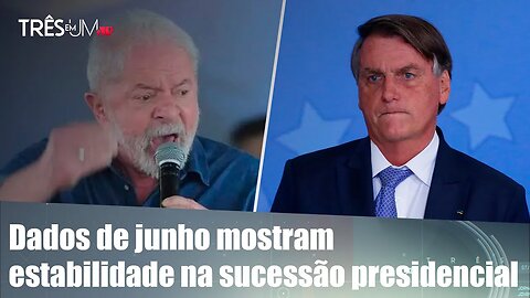 Lula segue à frente de Bolsonaro em nova pesquisa eleitoral