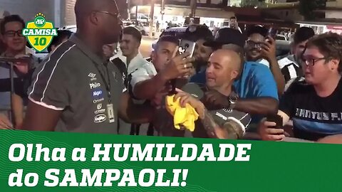 Que HUMILDADE! OLHA por que SAMPAOLI é tão FO**!