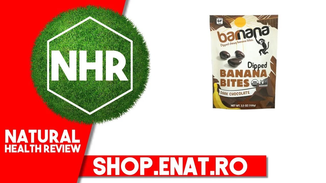 Barnana, Dipped Chewy Banana Bites, Dark Chocolate, 3.5 oz (100 g)