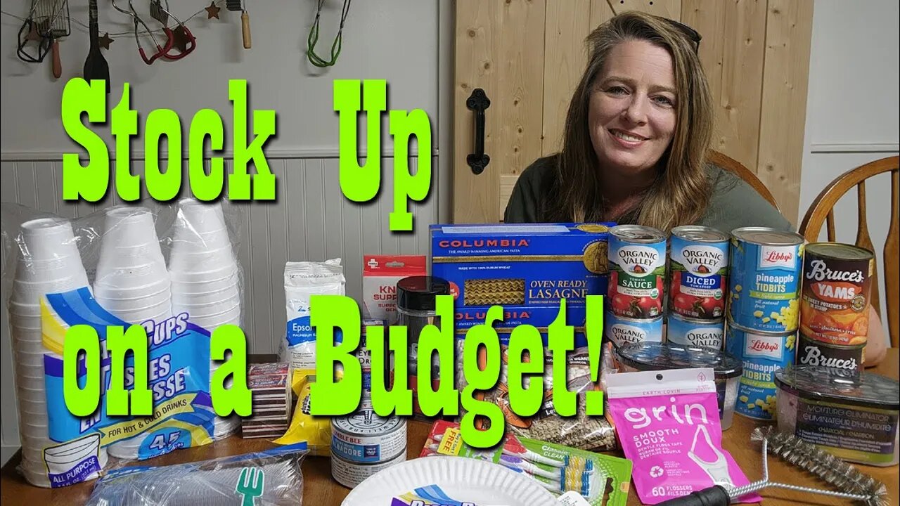 $40 Budget Prepper Pantry Stock Up from Dollar Tree