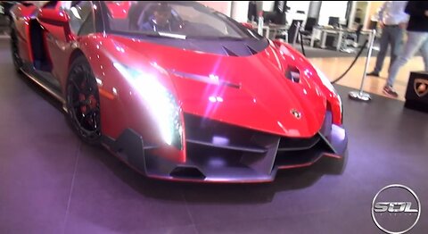 £10.4 Million Lamborghini Veneno Roadster_ SPACESHIP SUPERCAR!