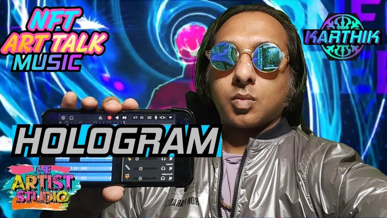 KARTHIK - Hologram 📱🎨🎶 Making a Funk Pop Beat on the iPhone @Apple