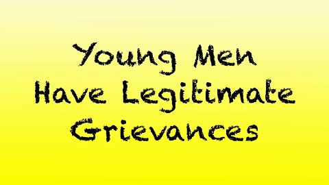 Young Men Have Legitimate Grievances _ Coach Red Pill_1080p Raw