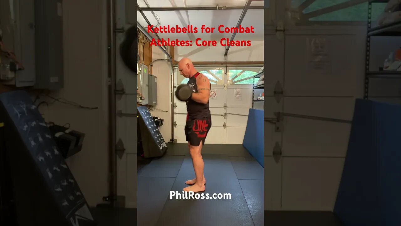 Kettlebells for Combat: Core Cleans #masterphil #fitness #kettlebell #philross #workout