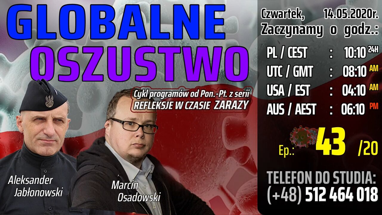 GLOBALNE OSZUSTWO - Olszański, Osadowski NPTV (14.05.2020)