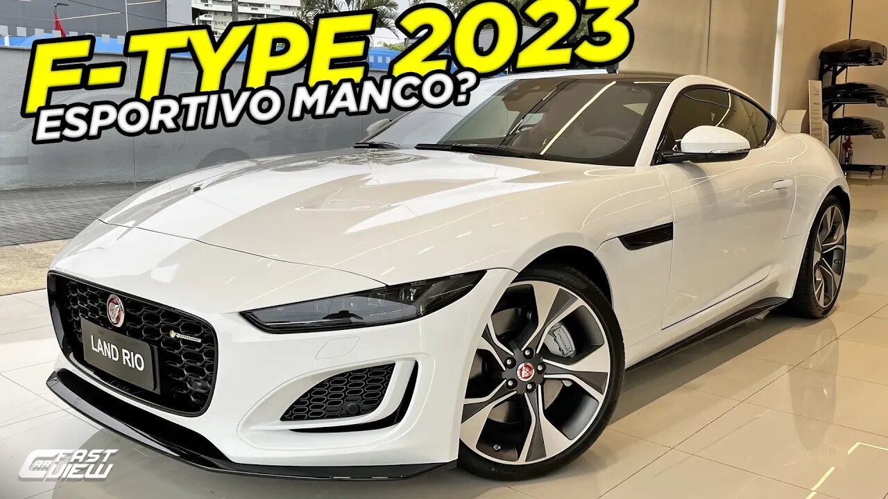 NOVO JAGUAR F-TYPE R-DYNAMIC P300 2023 SEM MOTOR V6 SUPERCHARGED DECEPCIONA?