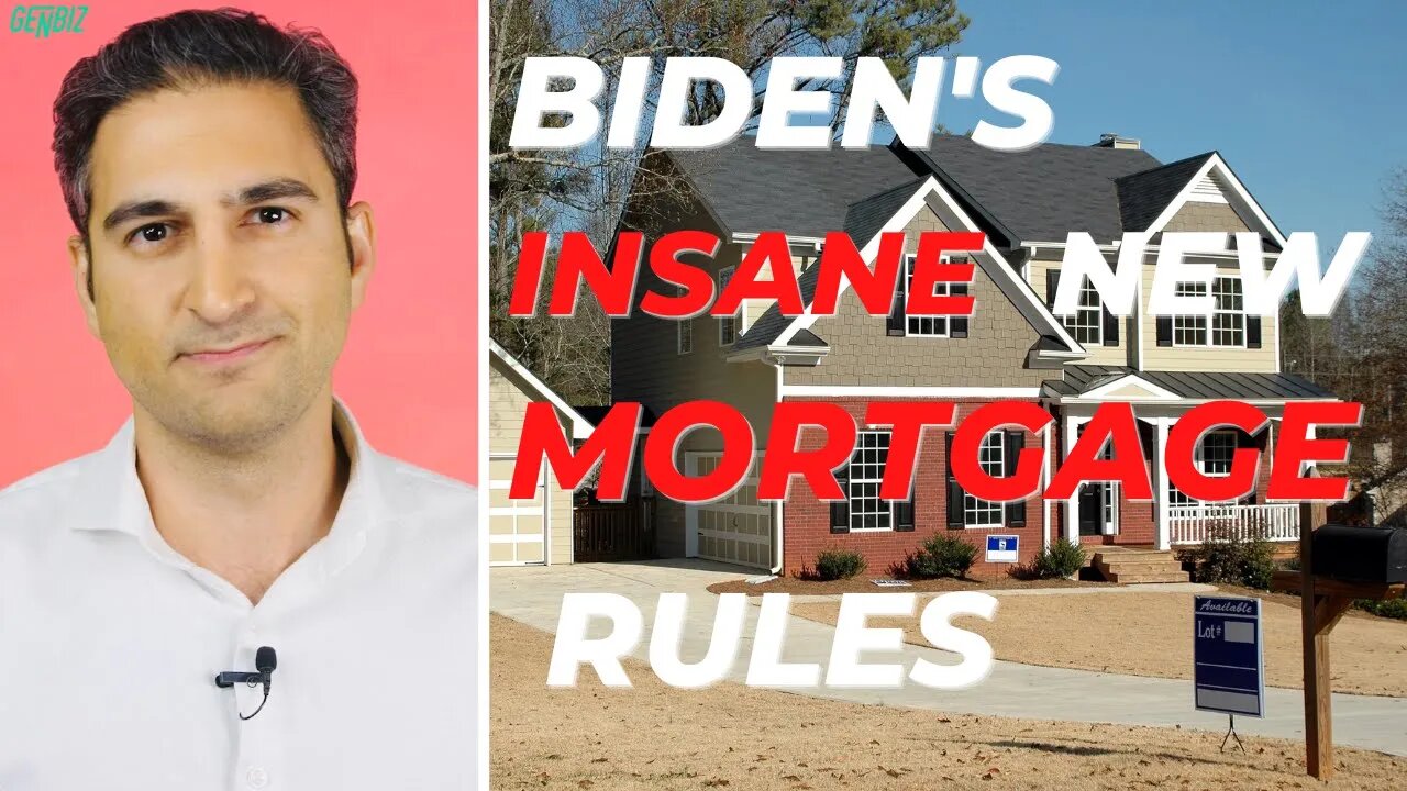 GOOD CREDIT SCORE? BIDEN WANTS YOU TO PAY FOR SOMEONE ELSE'S MORTGAGE