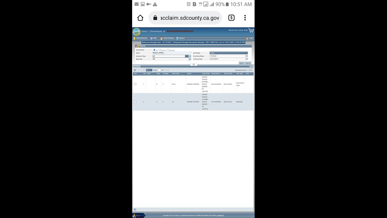 Data Manipulation on Recorders Office San Diego California/Stolen by Post Office/Trust Documents/