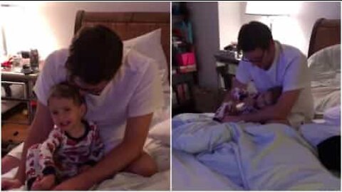 Criança desilude o pai quando revela que é fã de equipa rival