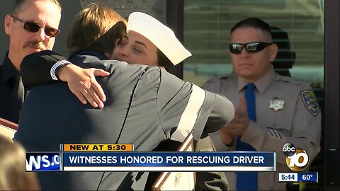 Good Samaritans honored for saving driver on Sr-94