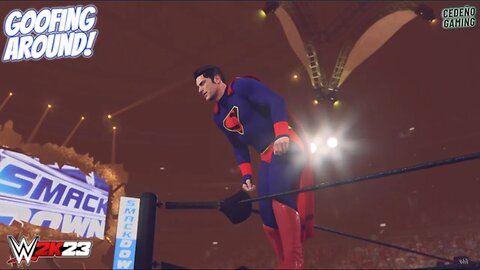 Black Adam vs Superman WWE 2K23 Gameplay PS5